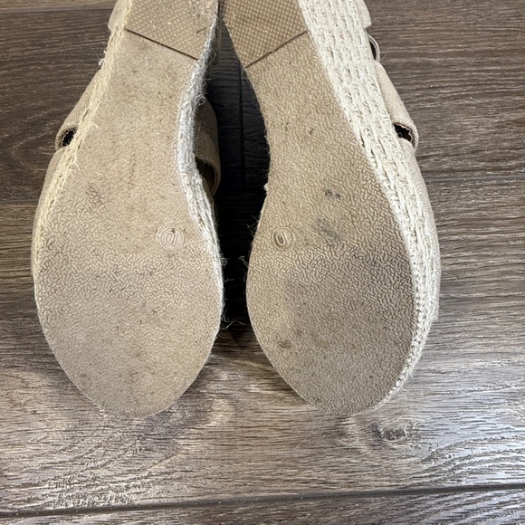 SM Steve Madden Women's Wedge Espadrille Open Toe Zip Front Sandal, Size 10 - Picture 11 of 11